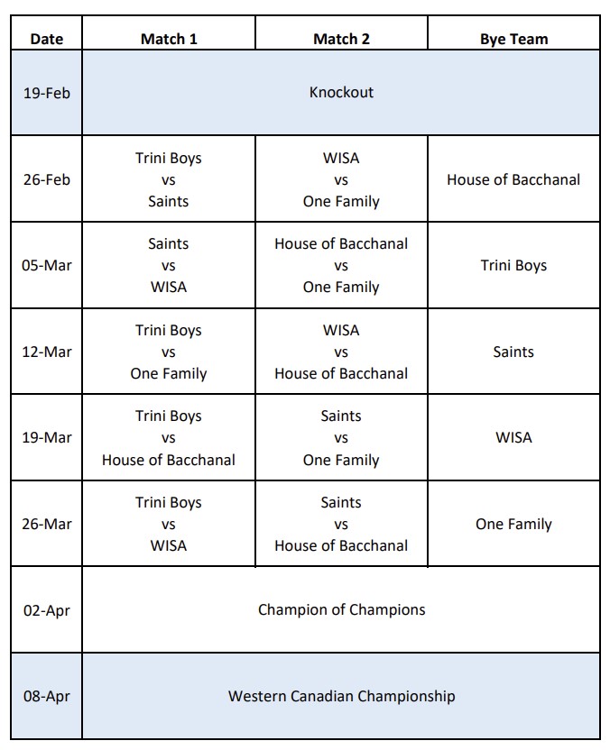 2023 Schedule